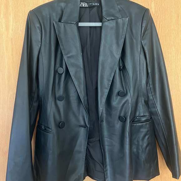 Zara leather blazer - Picture 2 of 3